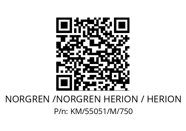   NORGREN /NORGREN HERION / HERION KM/55051/M/750