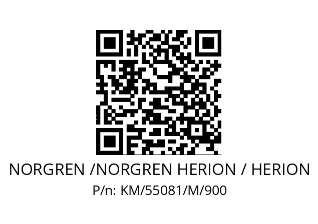   NORGREN /NORGREN HERION / HERION KM/55081/M/900