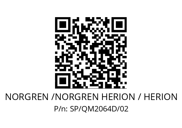   NORGREN /NORGREN HERION / HERION SP/QM2064D/02