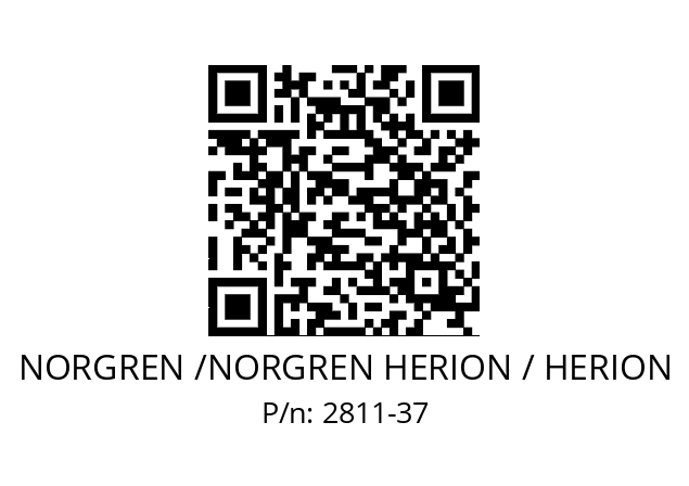   NORGREN /NORGREN HERION / HERION 2811-37