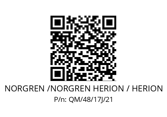   NORGREN /NORGREN HERION / HERION QM/48/17J/21