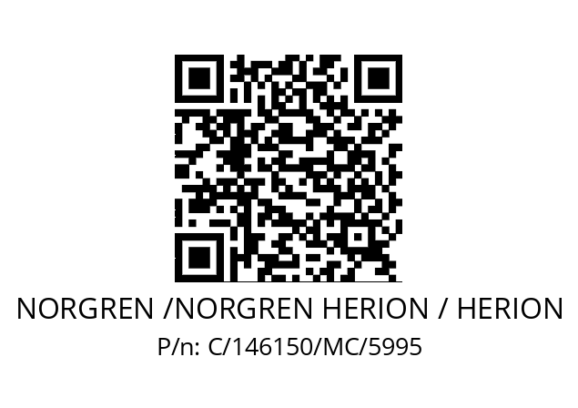   NORGREN /NORGREN HERION / HERION C/146150/MC/5995