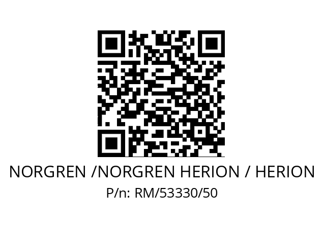   NORGREN /NORGREN HERION / HERION RM/53330/50