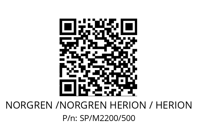   NORGREN /NORGREN HERION / HERION SP/M2200/500