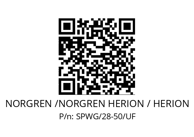   NORGREN /NORGREN HERION / HERION SPWG/28-50/UF