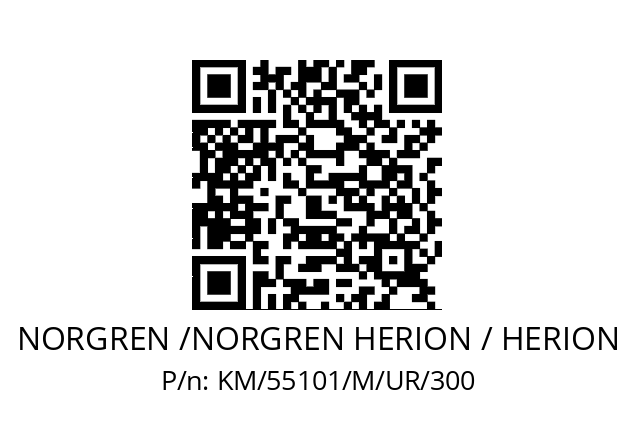   NORGREN /NORGREN HERION / HERION KM/55101/M/UR/300