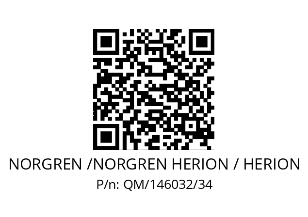   NORGREN /NORGREN HERION / HERION QM/146032/34