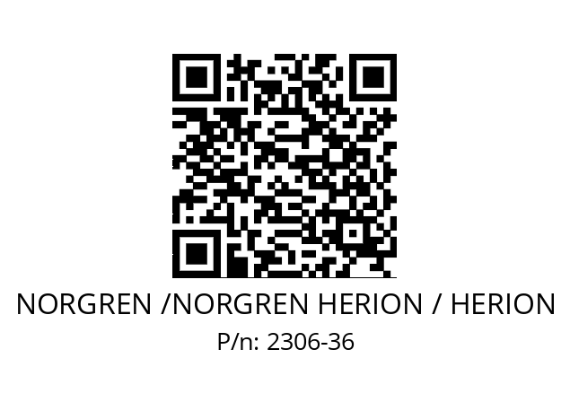   NORGREN /NORGREN HERION / HERION 2306-36