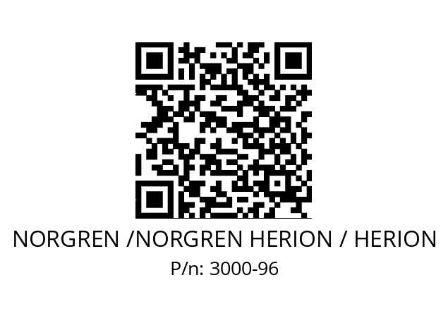   NORGREN /NORGREN HERION / HERION 3000-96