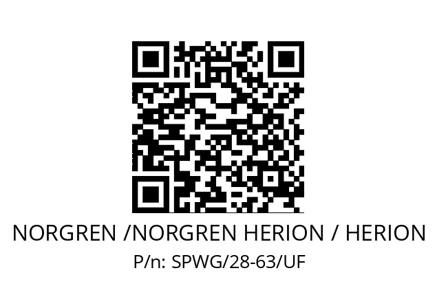   NORGREN /NORGREN HERION / HERION SPWG/28-63/UF