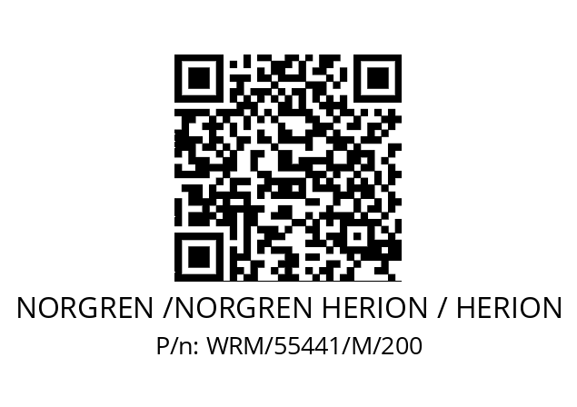   NORGREN /NORGREN HERION / HERION WRM/55441/M/200