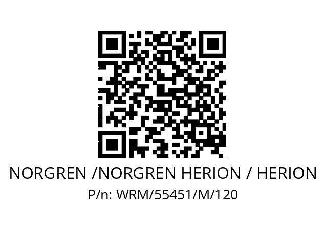   NORGREN /NORGREN HERION / HERION WRM/55451/M/120