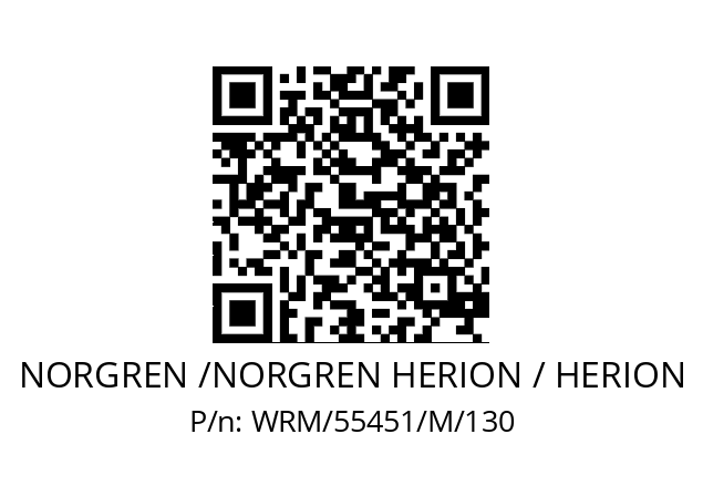   NORGREN /NORGREN HERION / HERION WRM/55451/M/130