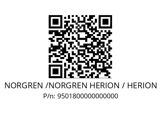   NORGREN /NORGREN HERION / HERION 9501800000000000