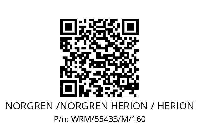   NORGREN /NORGREN HERION / HERION WRM/55433/M/160