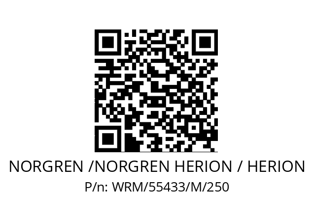   NORGREN /NORGREN HERION / HERION WRM/55433/M/250