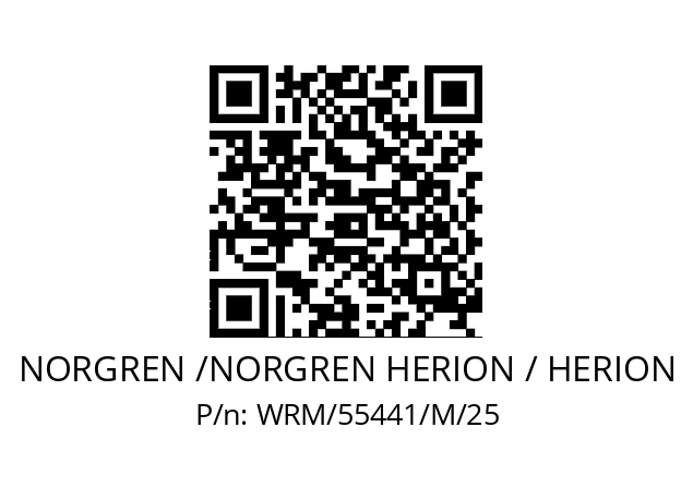   NORGREN /NORGREN HERION / HERION WRM/55441/M/25