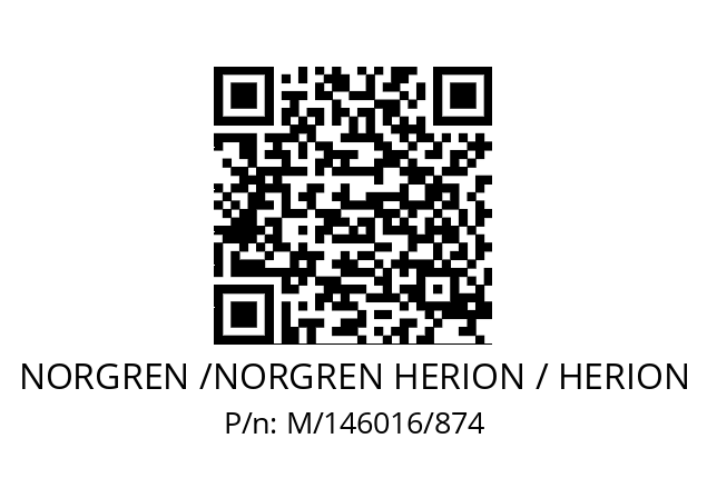   NORGREN /NORGREN HERION / HERION M/146016/874