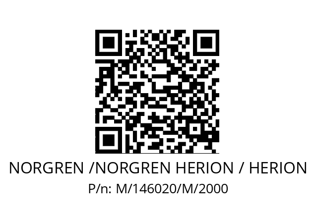   NORGREN /NORGREN HERION / HERION M/146020/M/2000