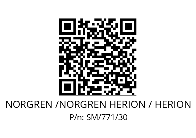   NORGREN /NORGREN HERION / HERION SM/771/30