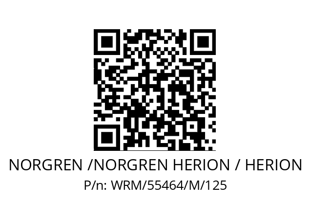   NORGREN /NORGREN HERION / HERION WRM/55464/M/125