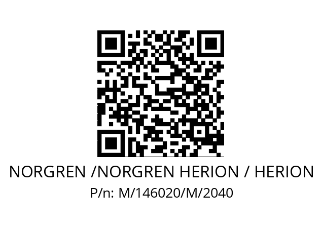   NORGREN /NORGREN HERION / HERION M/146020/M/2040