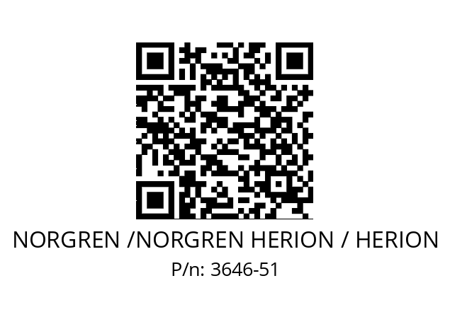   NORGREN /NORGREN HERION / HERION 3646-51