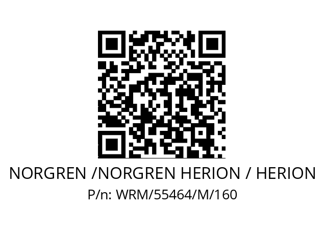   NORGREN /NORGREN HERION / HERION WRM/55464/M/160