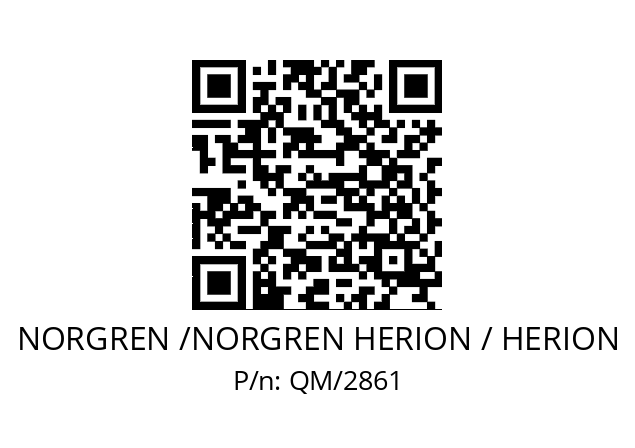   NORGREN /NORGREN HERION / HERION QM/2861