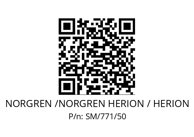   NORGREN /NORGREN HERION / HERION SM/771/50