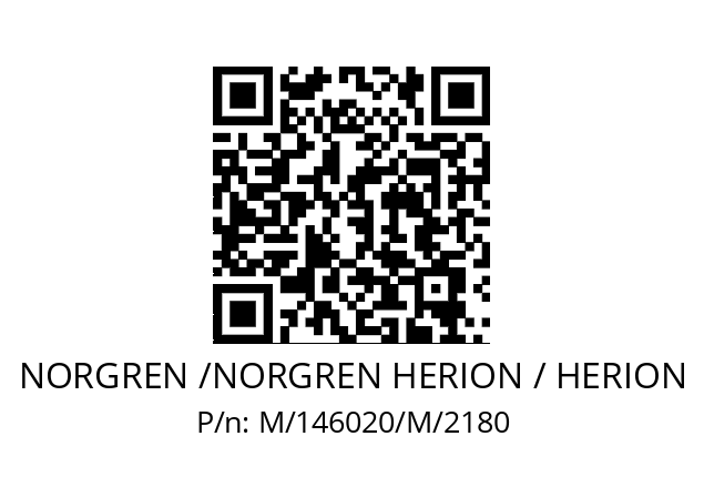   NORGREN /NORGREN HERION / HERION M/146020/M/2180