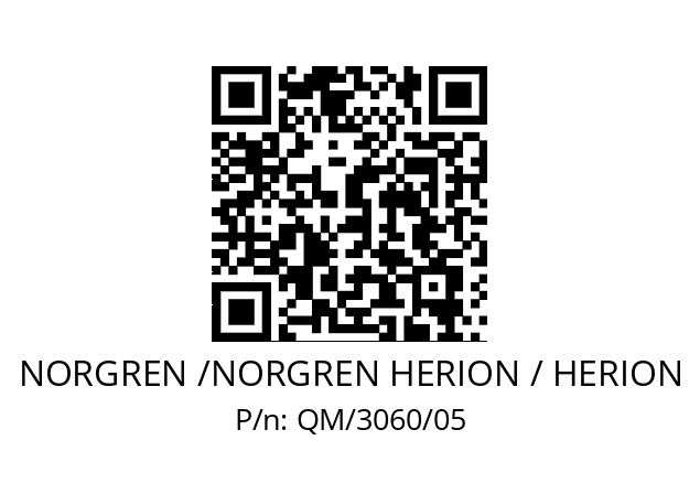   NORGREN /NORGREN HERION / HERION QM/3060/05