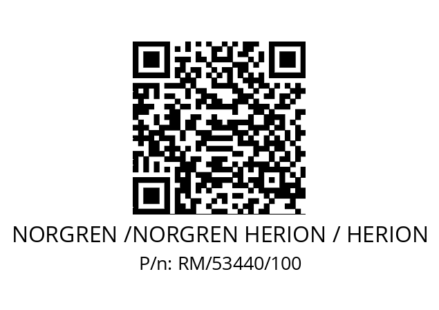   NORGREN /NORGREN HERION / HERION RM/53440/100