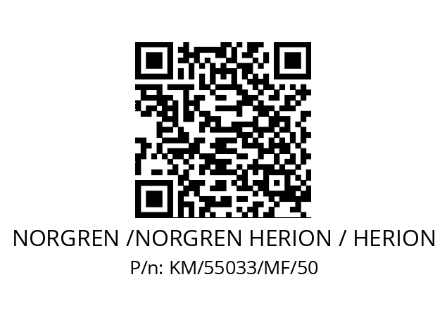   NORGREN /NORGREN HERION / HERION KM/55033/MF/50