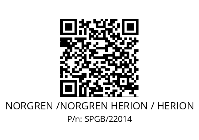   NORGREN /NORGREN HERION / HERION SPGB/22014