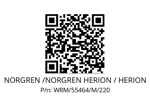   NORGREN /NORGREN HERION / HERION WRM/55464/M/220