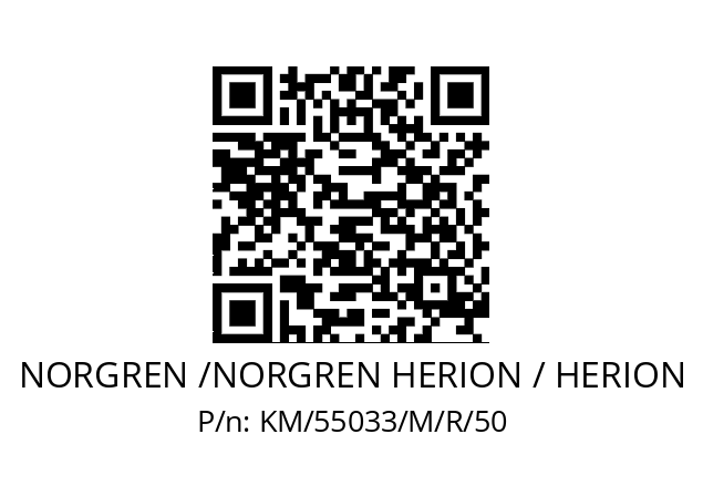   NORGREN /NORGREN HERION / HERION KM/55033/M/R/50