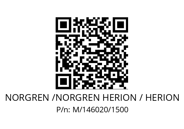   NORGREN /NORGREN HERION / HERION M/146020/1500