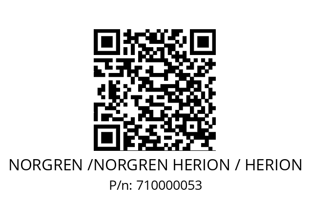   NORGREN /NORGREN HERION / HERION 710000053