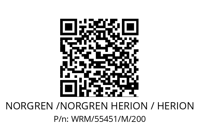   NORGREN /NORGREN HERION / HERION WRM/55451/M/200