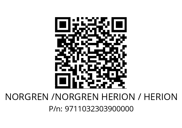   NORGREN /NORGREN HERION / HERION 9711032303900000