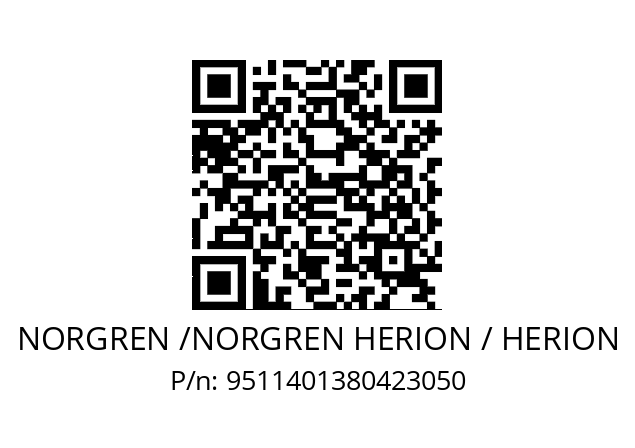   NORGREN /NORGREN HERION / HERION 9511401380423050