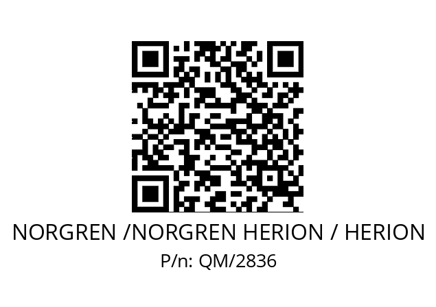   NORGREN /NORGREN HERION / HERION QM/2836