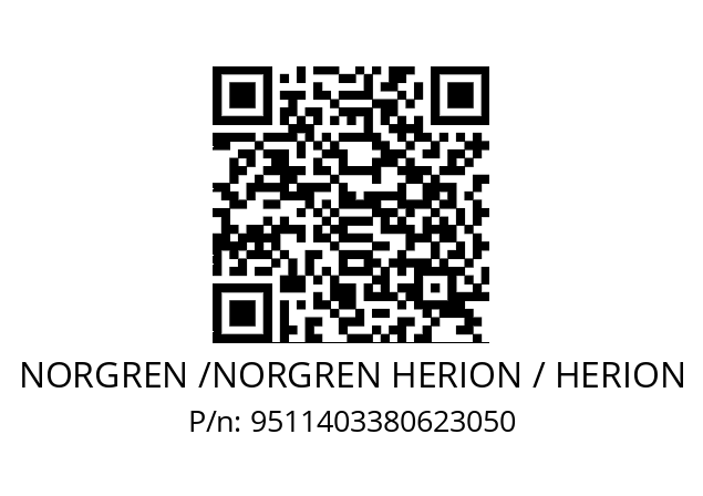   NORGREN /NORGREN HERION / HERION 9511403380623050