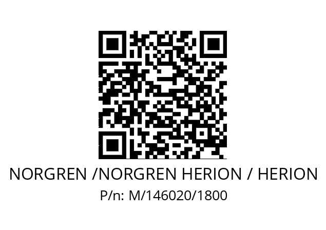   NORGREN /NORGREN HERION / HERION M/146020/1800