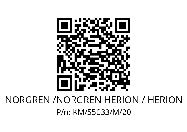   NORGREN /NORGREN HERION / HERION KM/55033/M/20