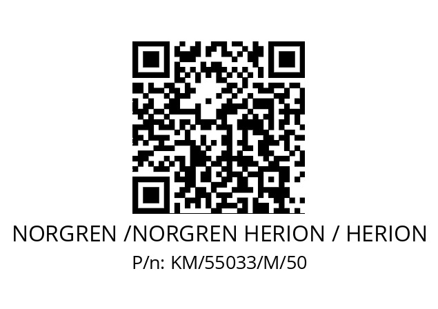   NORGREN /NORGREN HERION / HERION KM/55033/M/50