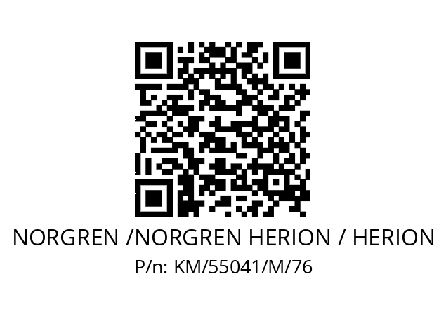   NORGREN /NORGREN HERION / HERION KM/55041/M/76