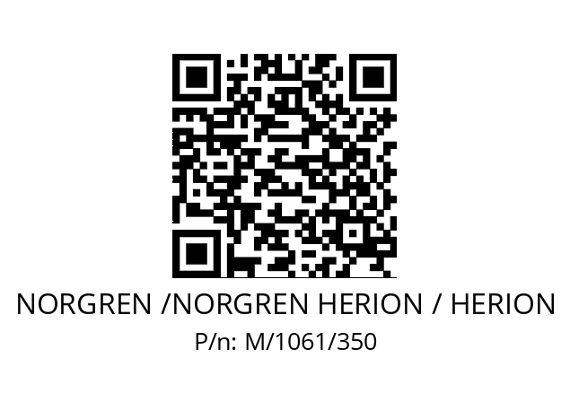   NORGREN /NORGREN HERION / HERION M/1061/350