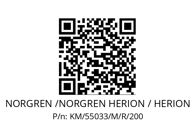   NORGREN /NORGREN HERION / HERION KM/55033/M/R/200